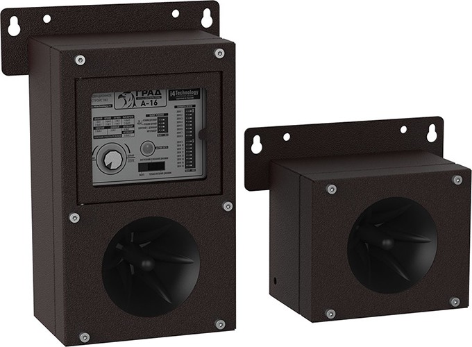 Внешний динамик рассчитан на подключение к биоакустическому отпугивателю птиц 